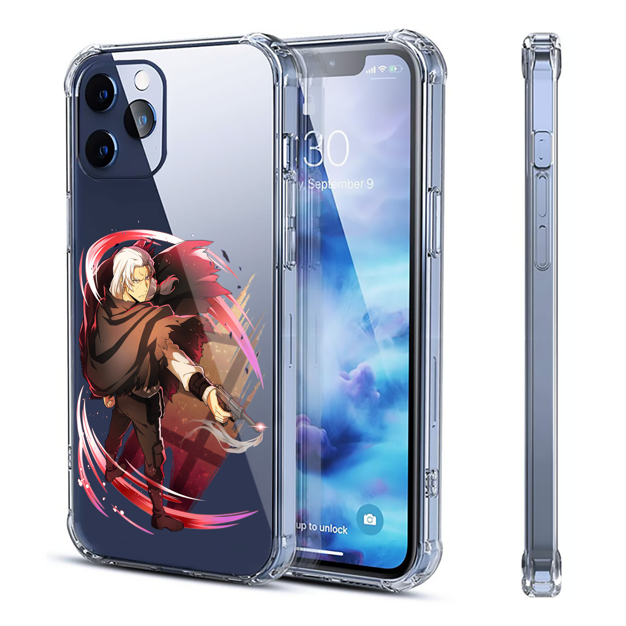 （画像用） 文豪ストレイドッグス Bungo Stray Dogs 【iPhone 12シリーズ対応】透明スマホケース（クリアソフトケース）